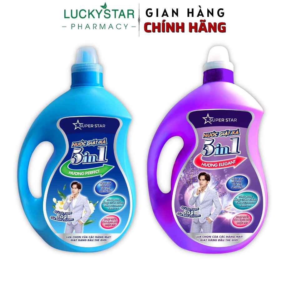 NƯỚC GIẶT XẢ CAO CẤP 5 IN 1 3.8KG - SUPER STAR - Giá Tiki khuyến ...