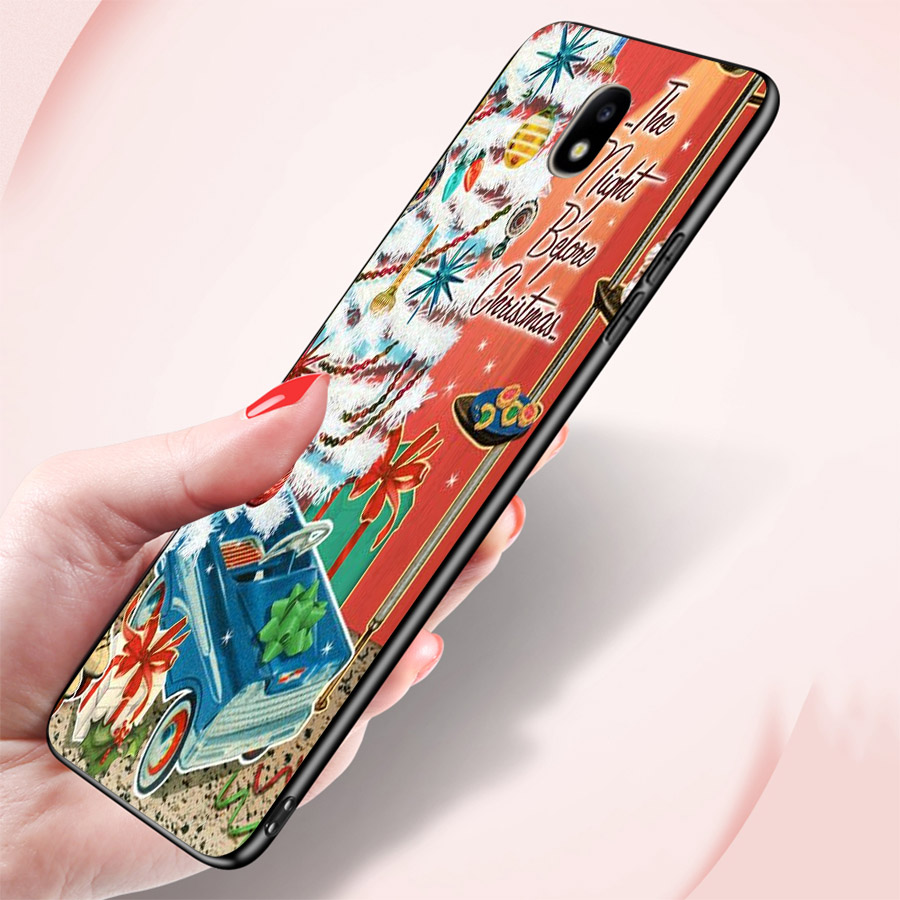 Ốp lưng cứng viền dẻo dành cho điện thoại Samsung Galaxy J2 Prime - giáng sinh đầm ấm MS GSDA019