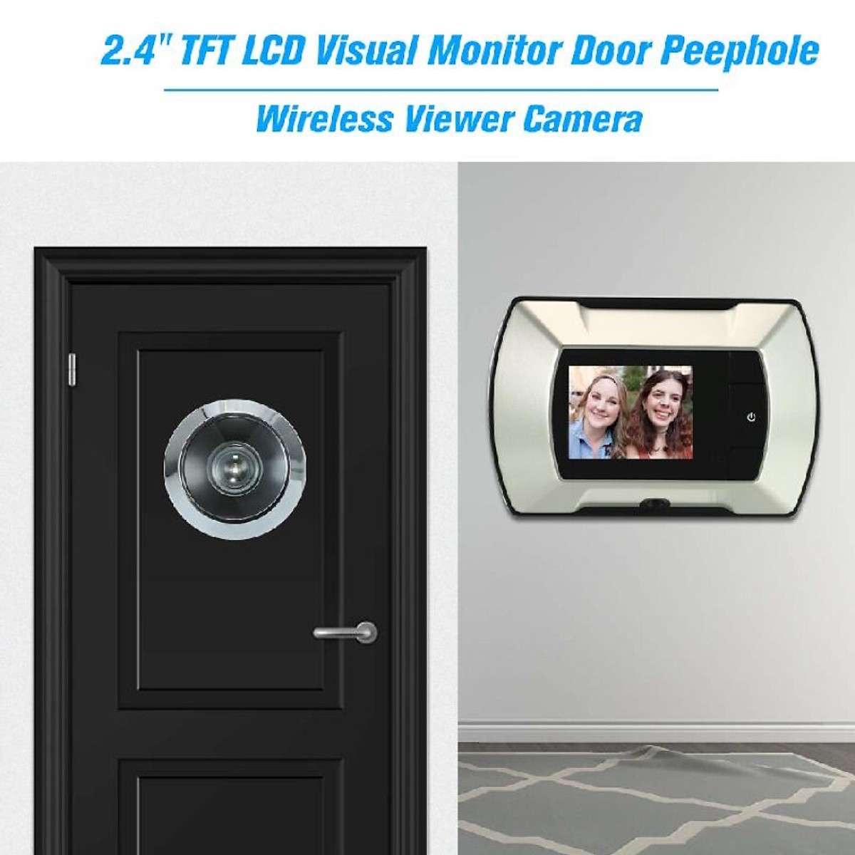 Màn Hình Camera Trực Quan Cửa Nhìn Trộm Không Dây Dodocool Màn Hình Camera Trực Quan Cửa Nhìn Trộm Không Dây Dodocool