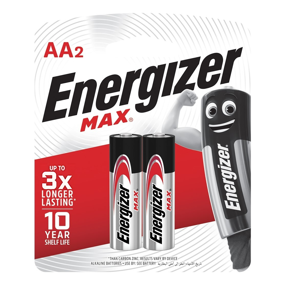 Pin AA Energizer Max E91 BP2