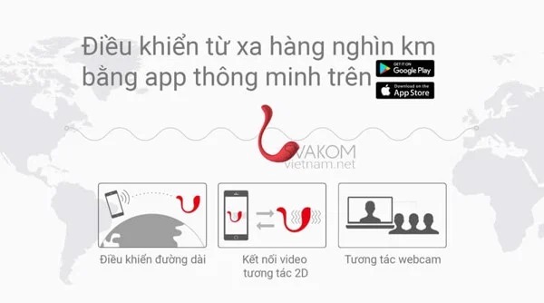 Sex Toy Trứng Rung Không Dây Điều Khiển Bằng Smartphone Svakom Phoenix Neo - Điều Khiển Qua App Kết Nối Internet - Chất Liệu Silicone Cao Cấp Mềm Mại - Tặng Cặp Nước Thần Nóng Lạnh Oral Sex - Che Tên Sản Phẩm