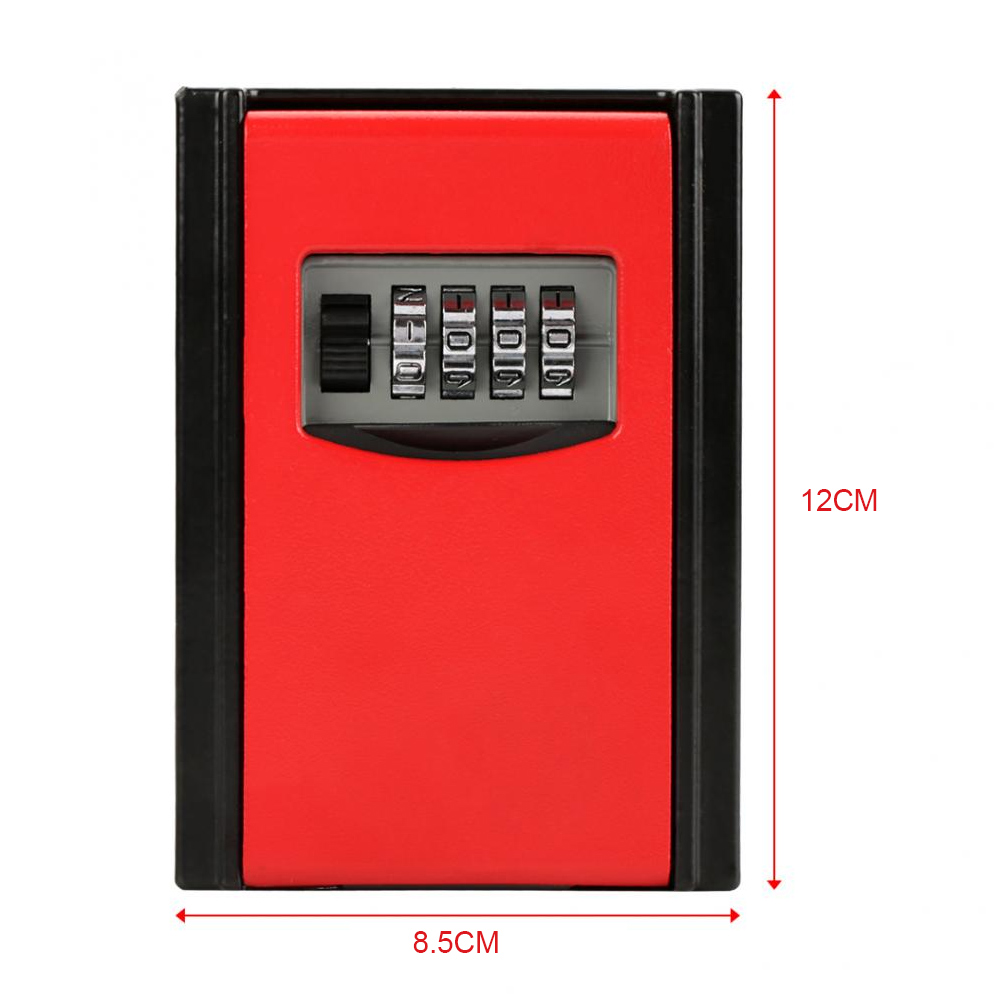 Password Key Box Safety Lock Box Creative Aluminium Alloy 4 Digit Code Pet Sitters