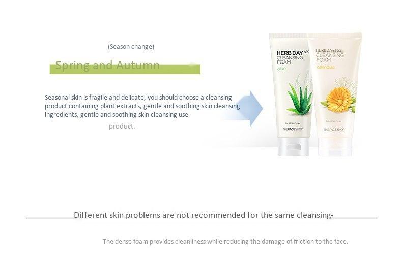 Bộ Sản Phẩm Rửa Mặt Thảo Dược The Face Shop (Bộ 4 Sản Phẩm)