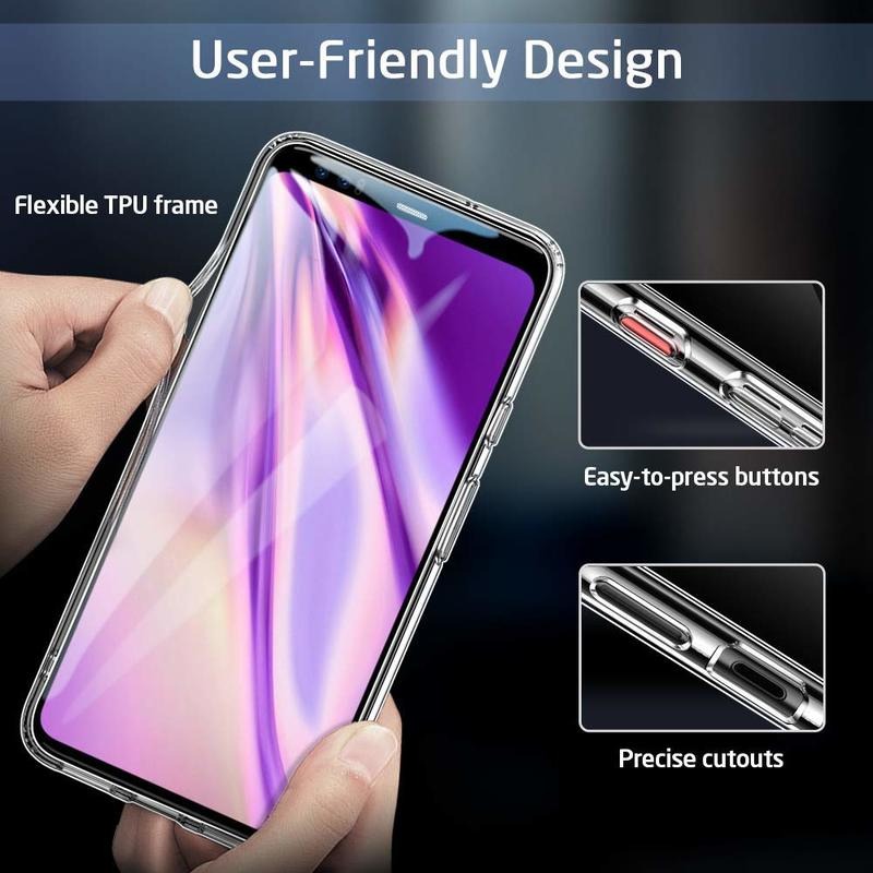 Ốp lưng Google Pixel 4 ESR Mimic Tempered Glass- hàng chính hãng
