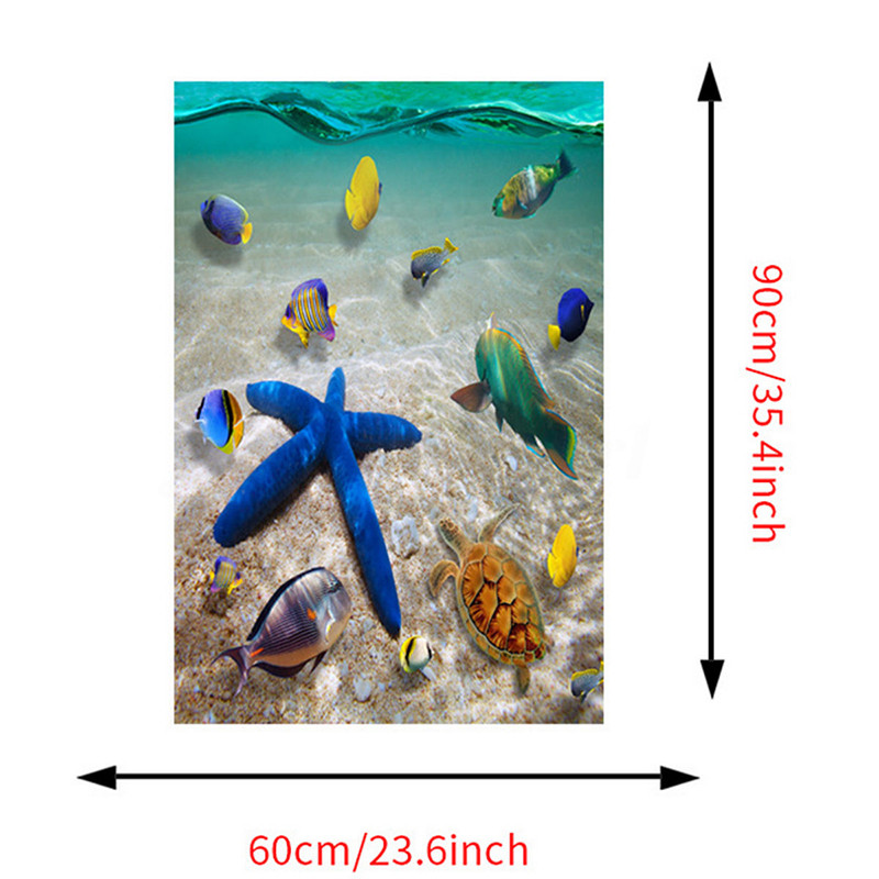 Tấm Dán Sàn Nhà 3D Hình Sao Biển