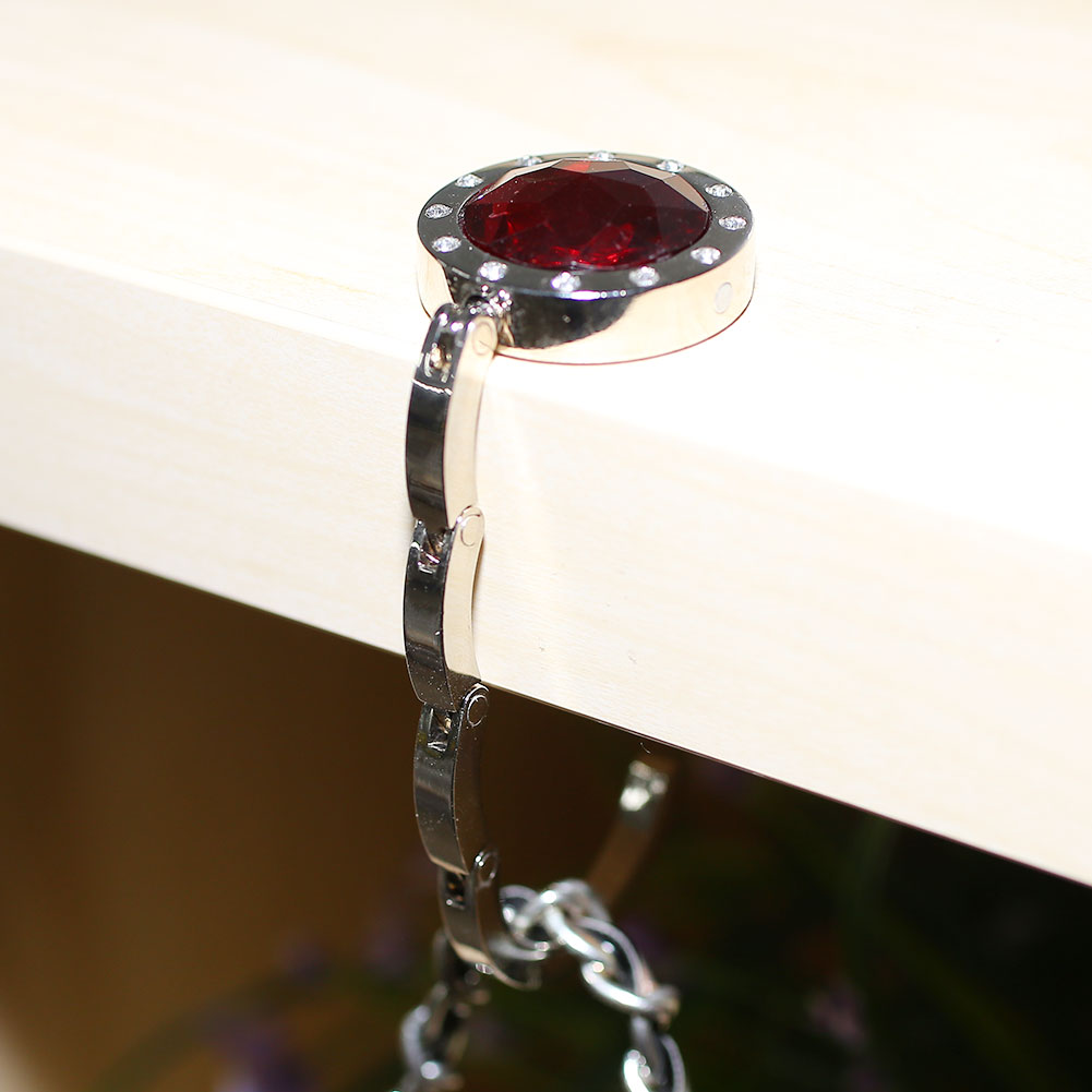 Móc Treo Túi Xách Pha Lê Có Thể Gập Gọn