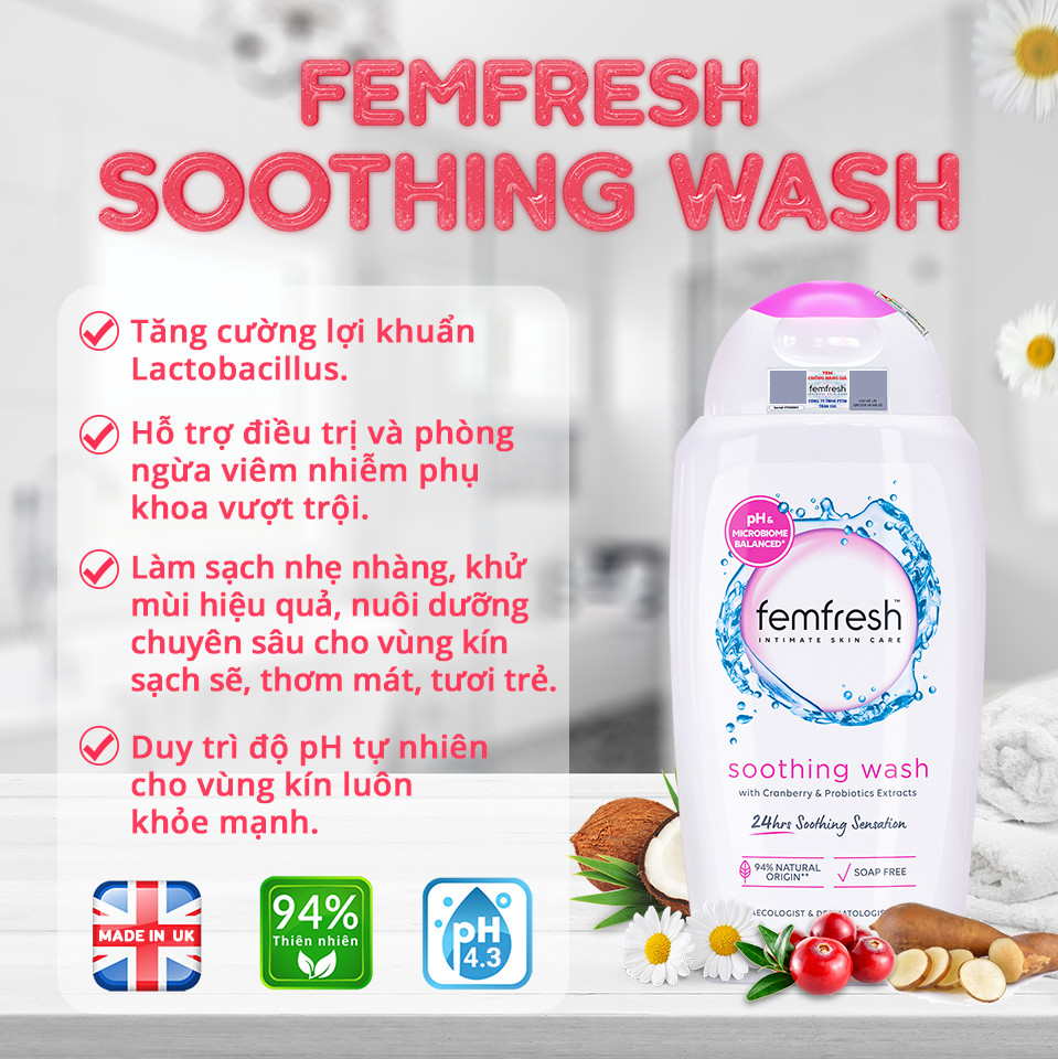 Dung dịch vệ sinh phụ nữ Femfresh