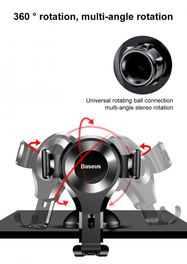 Giá đỡ điện thoại Ô tô Baseus Osculum Car Mount - Hàng chính hãng