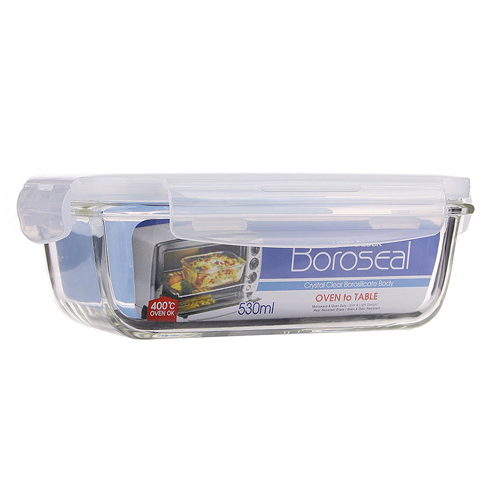 Hộp Thủy Tinh Chữ Nhật Lock&Lock Clear LLG426 (530ml)