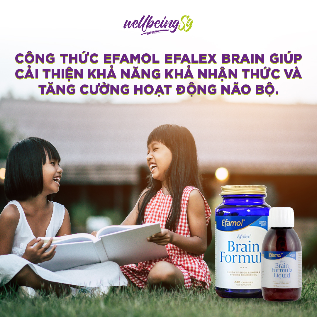 Viên Uống Bổ Sung Dầu Cá DHA, EPA, Efamol Efalex Tăng Cường Trí Nhớ, Hỗ Trợ Trí Não, Tim Mạch, Thị Lực