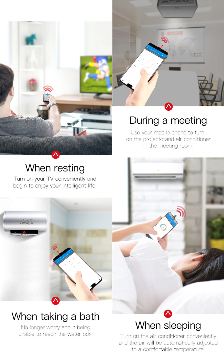  Baseus Universal Infrared Remote Control for IPhone XS Max XR IR Smart Remote Control for TV Aircondition Projector