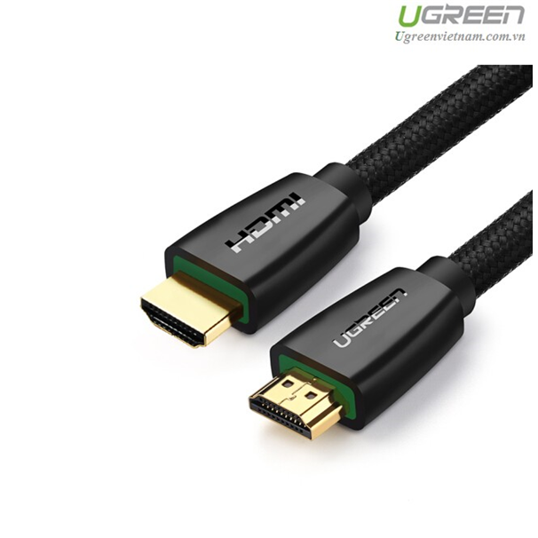Cáp HDMI 2.0 hỗ trợ 3D , 4K dài 1.5m UGREEN HD118 40409 - Hàng Chính Hãng