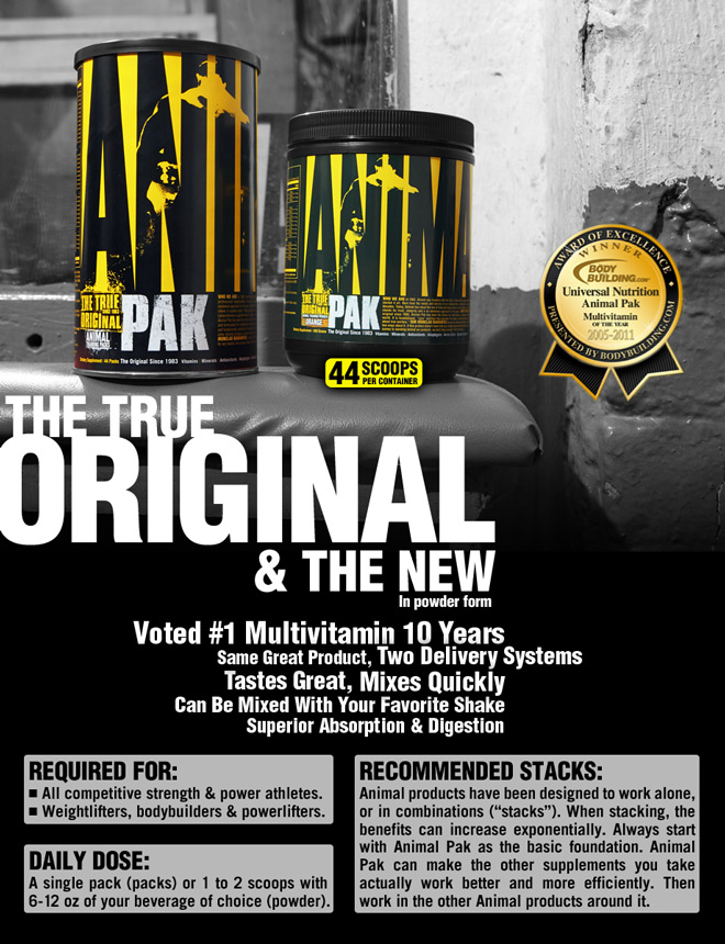 Mua Animal Pak Power Mua Animal Pak Power