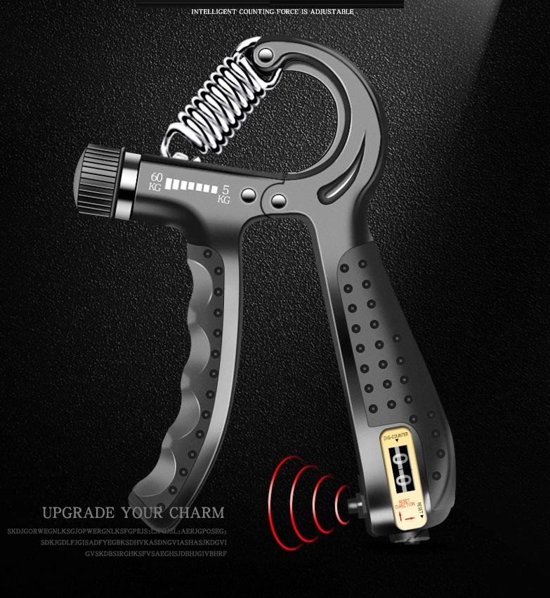 Kìm Bóp Tay, Kìm Tập Cơ Tay, Dụng Cụ Tập Cơ Tay Tập Gym Điều Chỉnh Lực 10-60kg Có Đếm