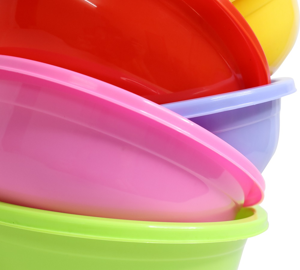 Combo 5 Thau nhựa tròn Chấn Thuận Thành đựng đồ, rửa rau củ - hàng Việt Nam Chất Lượng Cao 24x8.2 cm (nhiều màu) - TN2T420-5