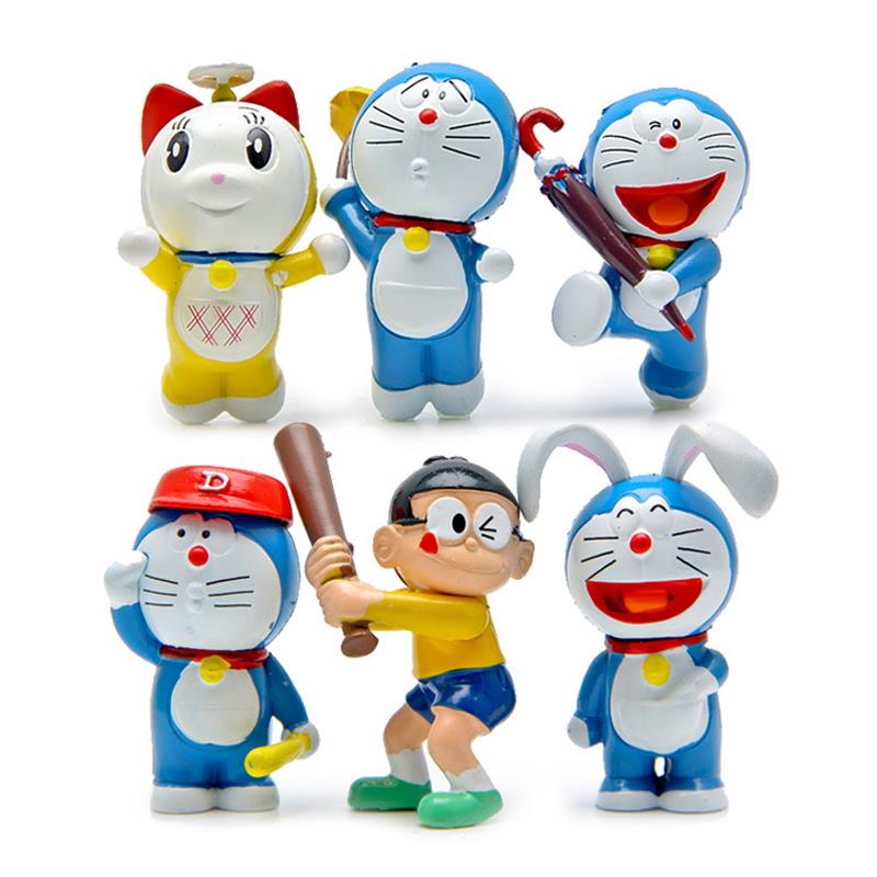 Mua Bộ 6 Mô Hình Doraemon Siêu Dễ Thương