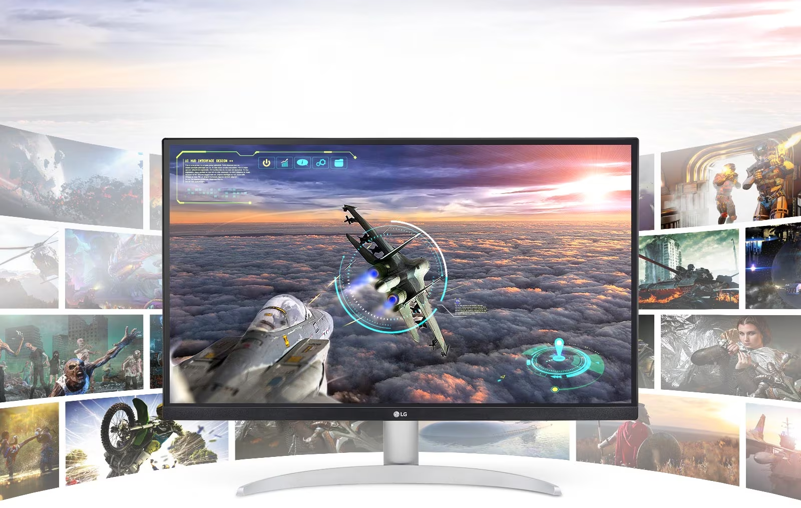 Màn hình máy tính LG UHD 4K 27'' IPS VESA DisplayHDR 400 27UP600K-W - Hàng chính hãng