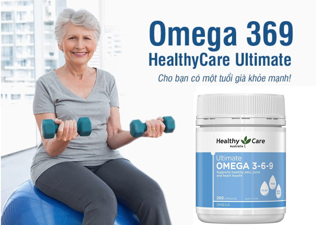 Omega 3-6-9 Úc Healthy Care Ultimate 1000mg