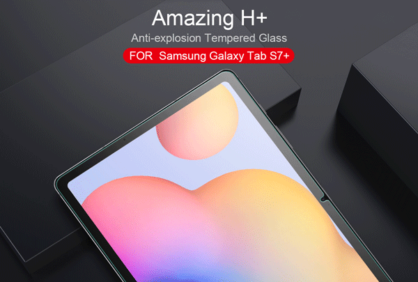 Dán màn hình cường lực Nillkin Amazing H+ cho Samsung Galaxy Tab S7 / Samsung Galaxy Tab S7 Plus - Hàng Nhập Khẩu