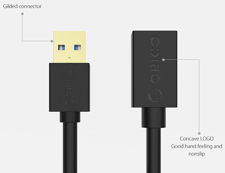 Cáp Nối Dài USB 3.0 Orico CEF3-15 1.5m - Hàng Nhập Khẩu