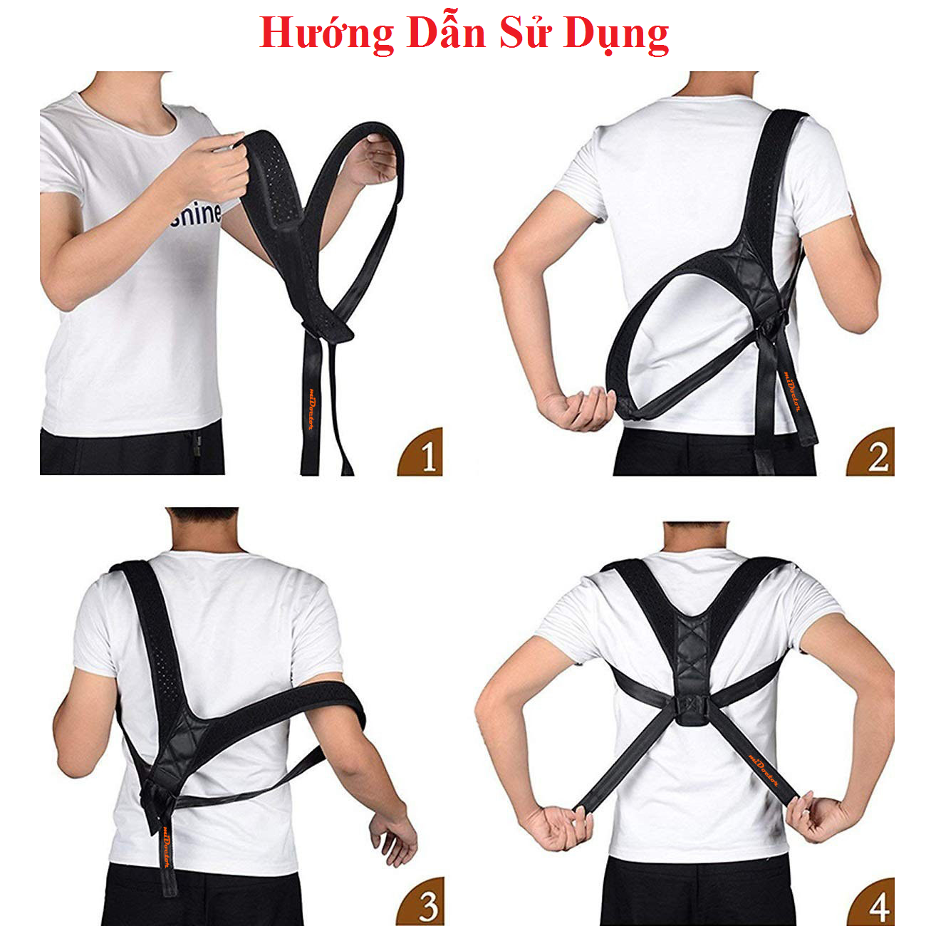 Đai Chống Gù Lưng Người Lớn Nam Nữ miDoctor mi02 (Chính Hãng) 6