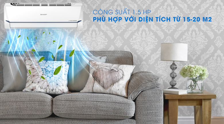 Máy Lạnh Inverter Sharp AH-X12XEW (1.5HP) - Hàng Chính Hãng - Chỉ giao tại Cần Thơ