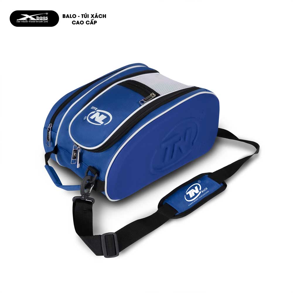 Túi Đựng Giày Đá Bóng Cao Cấp Chống Nước, Bền Bỉ TNBags TN.B.9003 – 2 Ngăn Tiện Dụng, Đẳng Cấp, Màu Xanh Cá Tính!