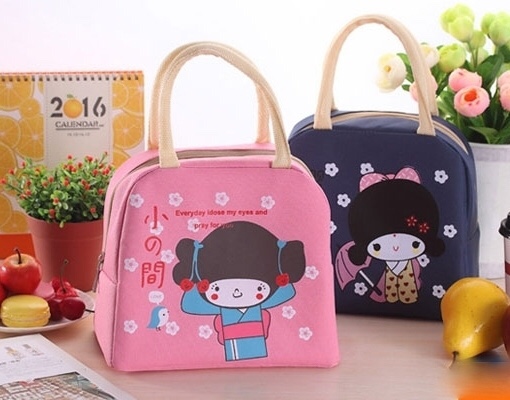 Combo túi giữ nhiệt đa năng loại dày + bộ muỗng, đũa, nĩa cá nhân bằng inox kèm hộp