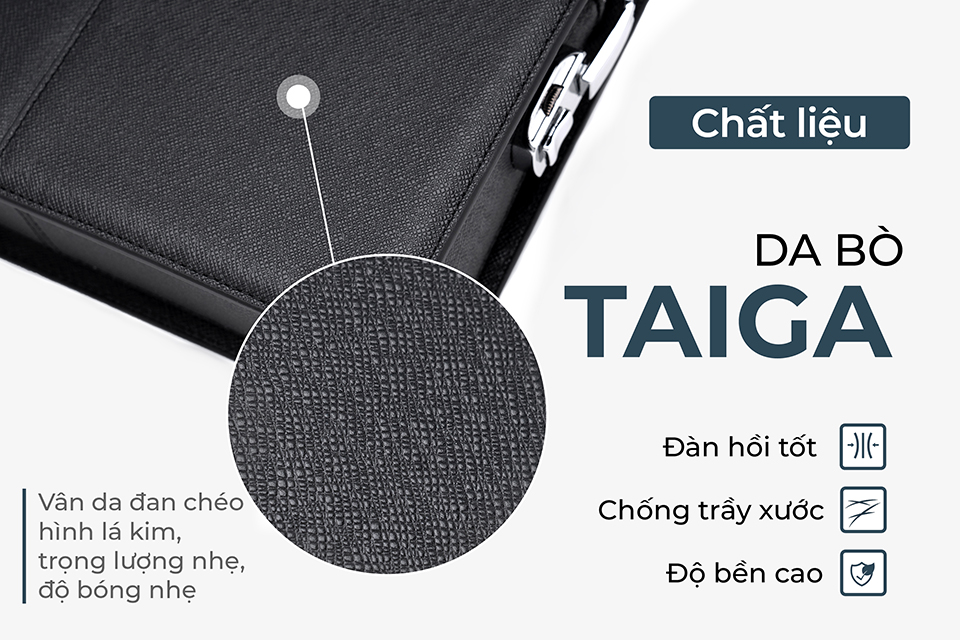 Ví Da Cầm Tay Clutch Nam Hàng Hiệu GENCE CK14 Da Bò Khóa Số Cao Cấp Màu Đen
