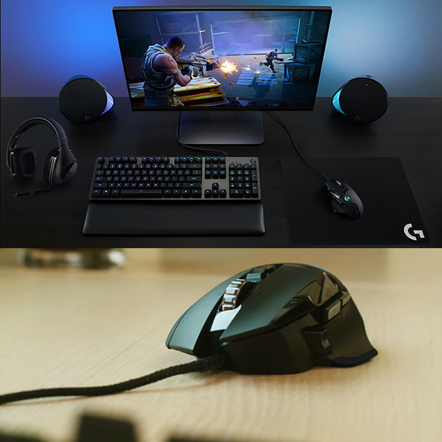 Chuột game hiệu suất cao Logitech G502 Hero RGB Lightsync - Hàng chính hãng