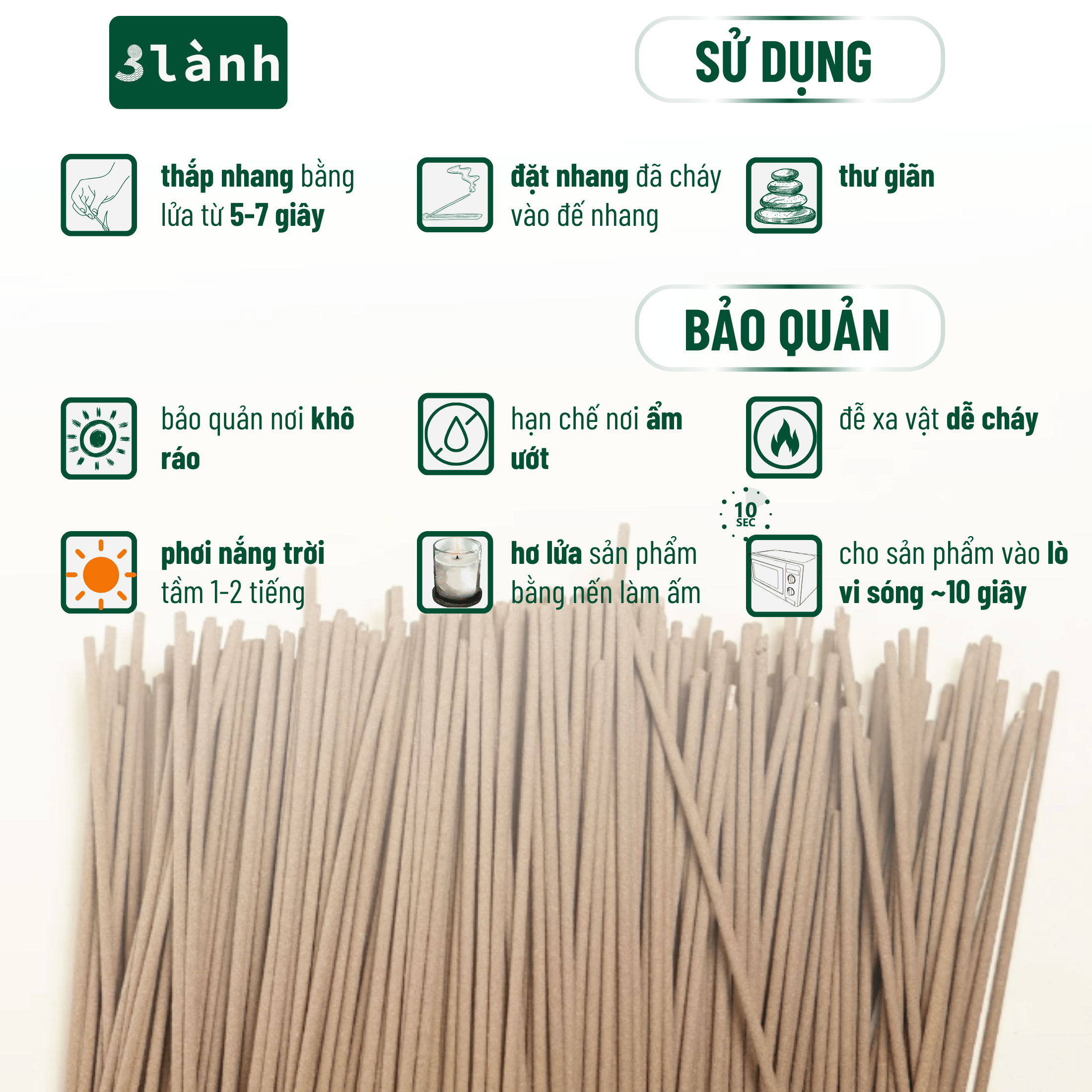 Nhang Trầm Hương Thượng Hạng 3 Lành Dài 23-30-40cm, Hộp 100-400gr Tự Nhiên 100% >15 Năm Trầm Thờ Cúng Thư Giãn Xông Nhà