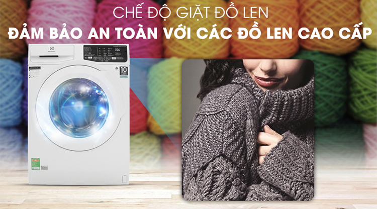 Máy Giặt Cửa Trước Inverter Electrolux EWF7525DQWA (7.5kg)-Hàng Chính Hãng Máy Giặt Cửa Trước Inverter Electrolux EWF7525DQWA (7.5kg)-Hàng Chính Hãng