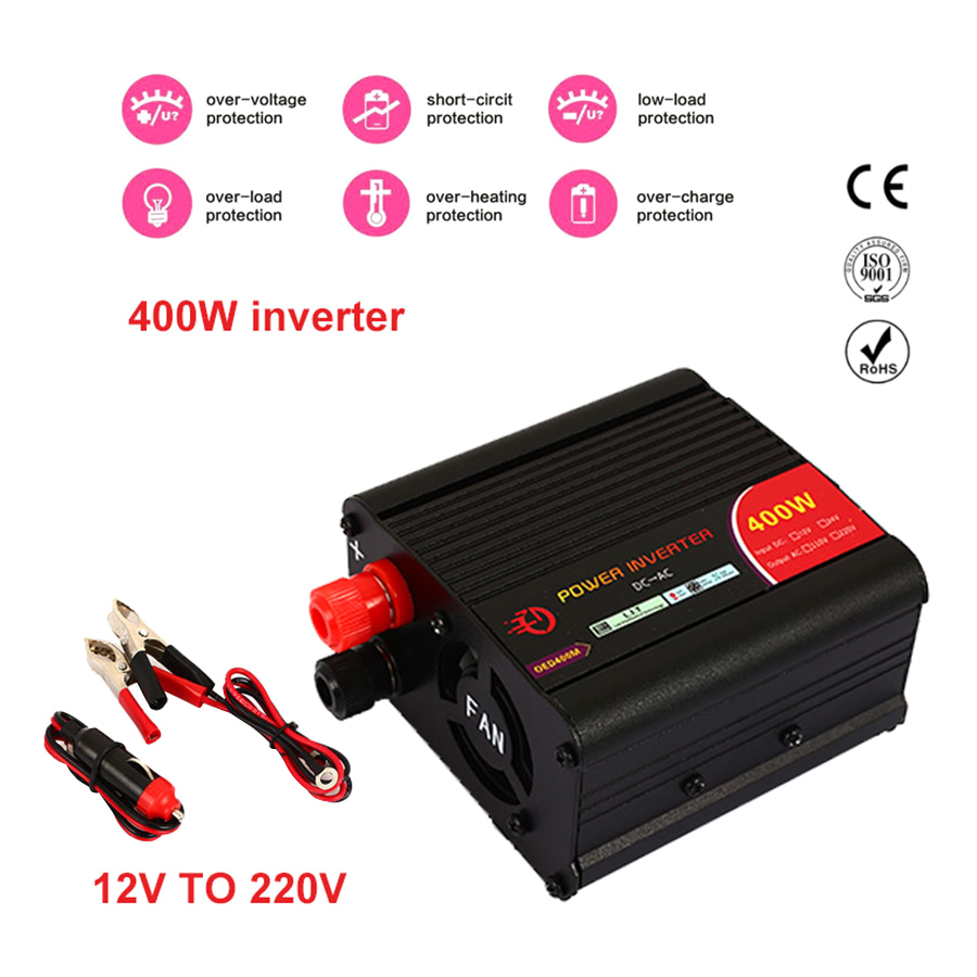 Car Inverter Car Converter Actual 12V To 220V 400W Adapter Automobile Car Inverter Car Converter Actual 12V To 220V 400W Adapter Automobile