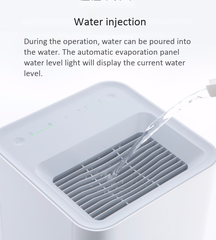 SMARTMI pure evaporative humidifier  Large capacity water tank 4 liters APP operation
