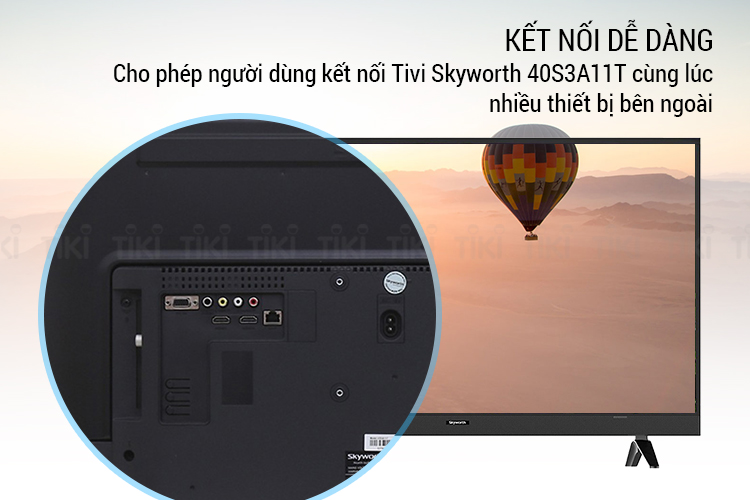 Smart Tivi Skyworth 40 inch Full HD 40S3A11T - Hàng chính hãng 