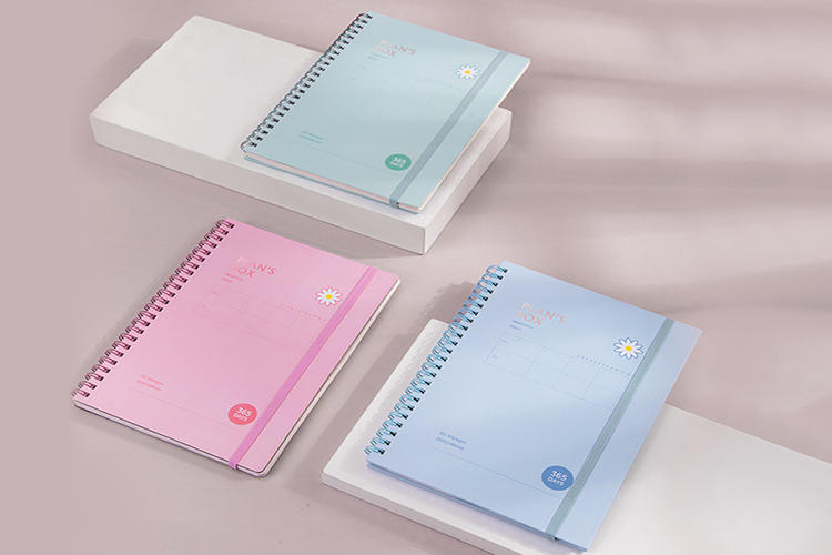 Sổ Tay Ghi Chép Gáy Lò Xo 60 Khổ A5 Deli - 24200