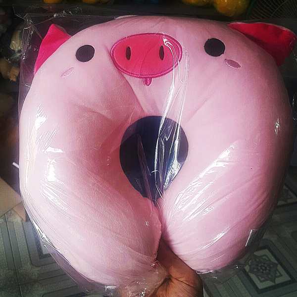 GỐI CHỮ U HEO HỒNG U45