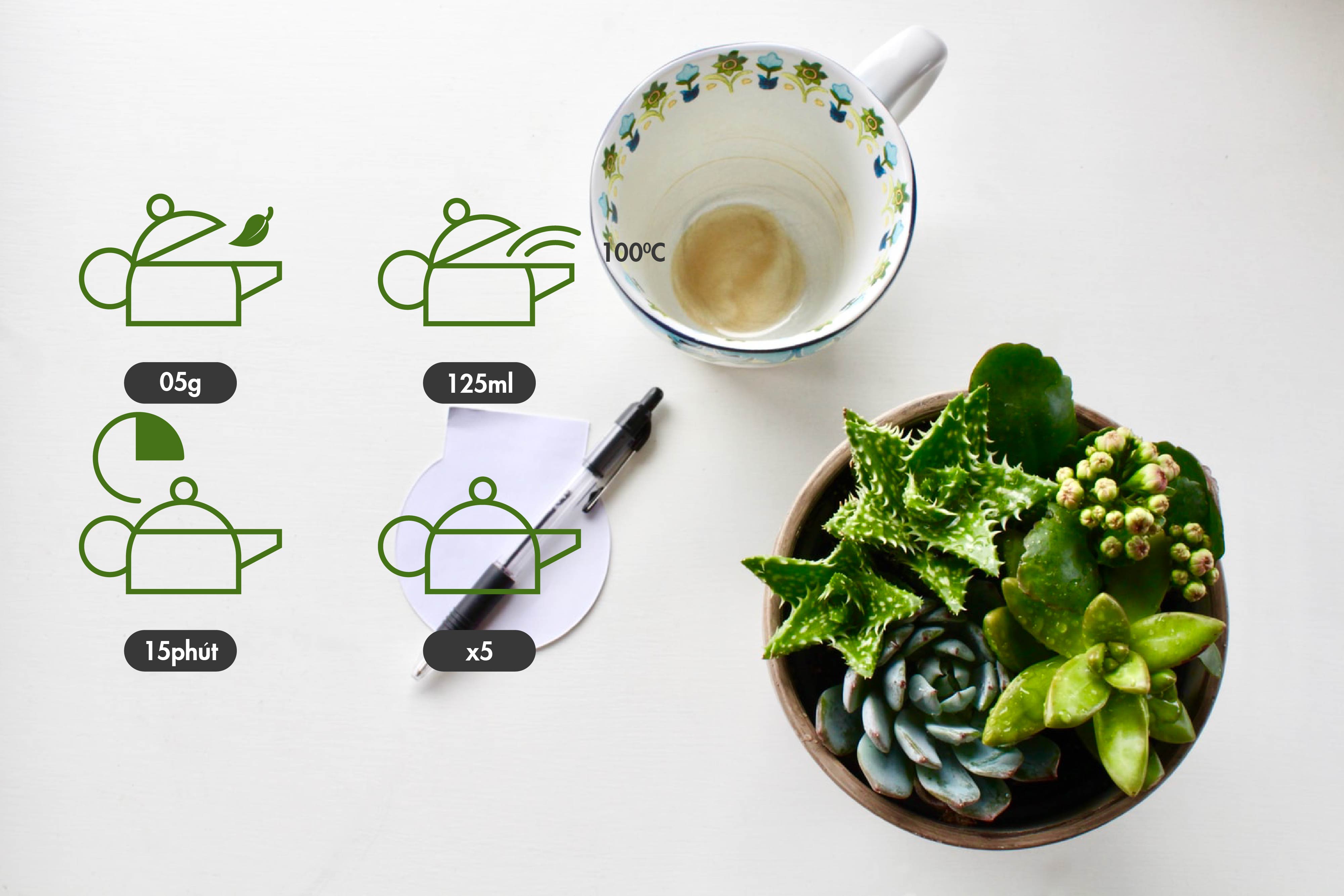 Trà Đen Viên B471 Dotea 500g/ 100g - Chát Đặc Ngọt Hậu Hương Thơm Nồng Đượm