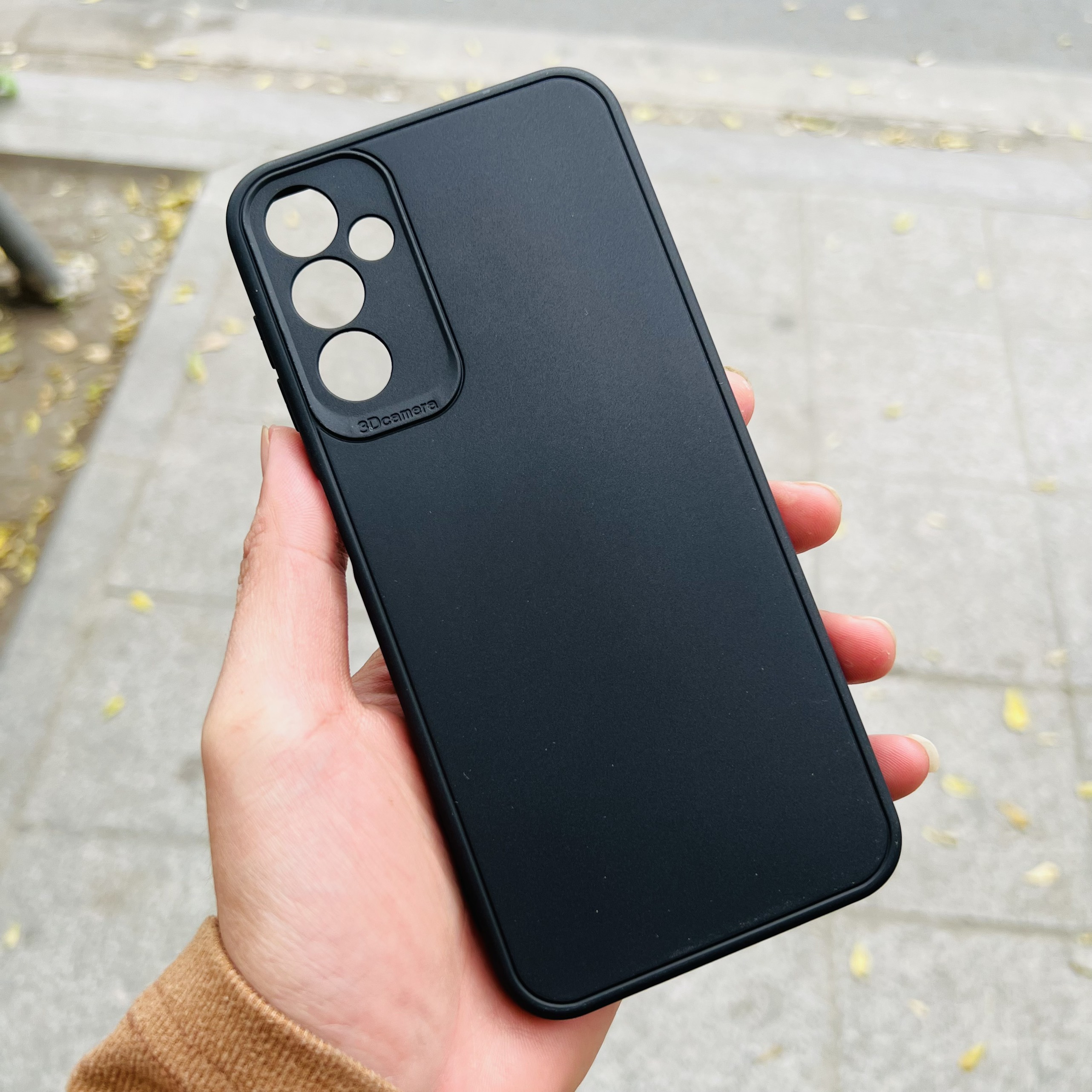 Ốp màu 6D Camera Dành Cho Samsung galaxy A14 5G Cao cấp, chống bám vân tay, không trơn trượt, bảo vệ camera