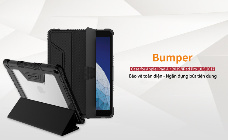 Bao da iPad Air 10.5/ Pro 10.5 Nillkin with Pencil Holder