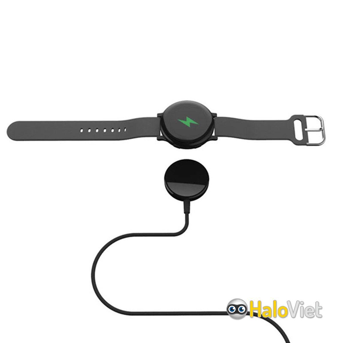 Dây cáp sạc nhanh cho Samsung Galaxy Watch 3 / 4 / 5 / 5 Pro / 6 / 6 Classic / 7 / Fe / Ultra / Active 1 / 2 - Hàng Nhập Khẩu
