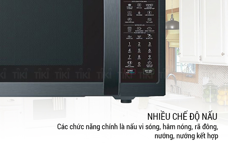 Lò Vi Sóng Điện Tử Có Nướng Đối Lưu Nhiệt Sharp R-C727XVN-BST (27 Lít) - Hàng Chính Hãng