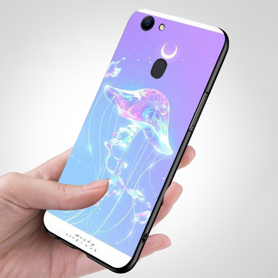 Ốp điện thoại kính cường lực cho máy Oppo A79 - ánh trăng nghệ thuật MS TRANG014