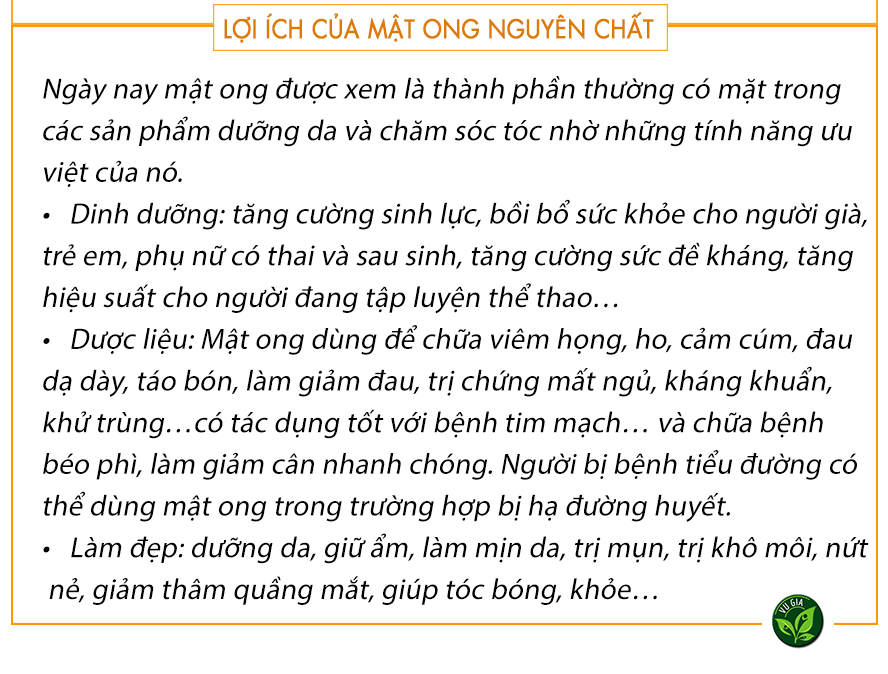 Combo Mật Ong Hoa Cà Phê + Phấn Hoa Mật Ong - Nguyên Chất Vũ Gia (100g/ml/hũ)