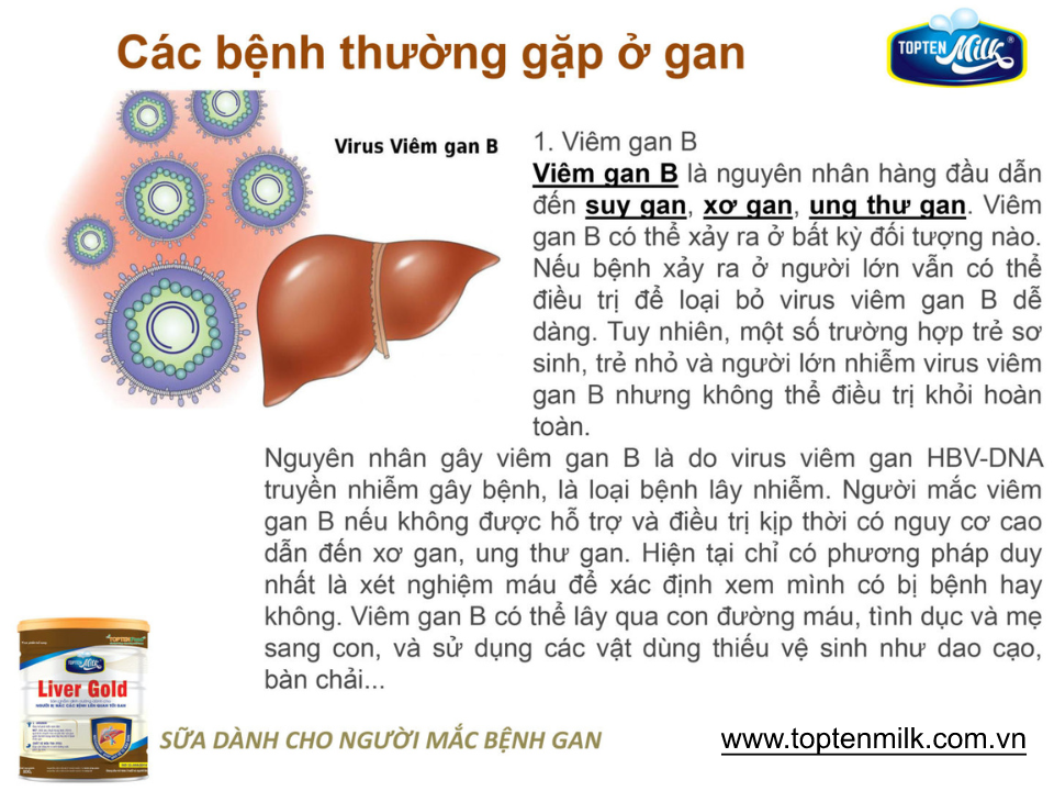 Sữa dinh dưỡng cho gan ,mát gan giải độc liver gold 800g topten milk