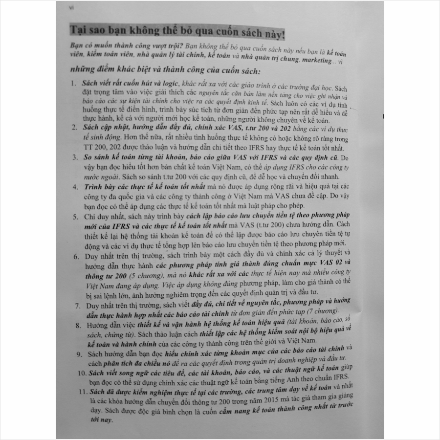 Sách Kế Toán Tài Chính (Tập 1) - MBA Trần Xuân Nam