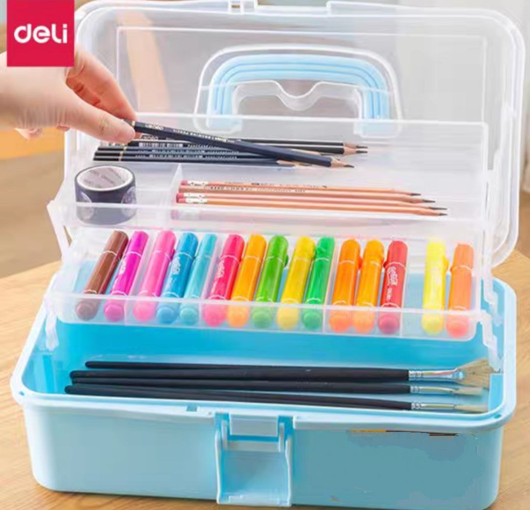 HỘP ĐỰNG DỤNG CỤ LÀM ĐẸP LÀM NAIL BEAUTY DI ĐỘNG CAO CẤP ĐA NĂNG 3 TẦNG