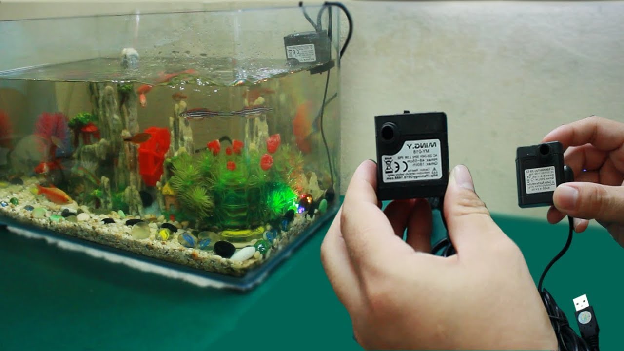 Máy bơm nước cho quạt quạt hơi nước quạt điều hoà bể cá hồ tiểu cảnh 5W