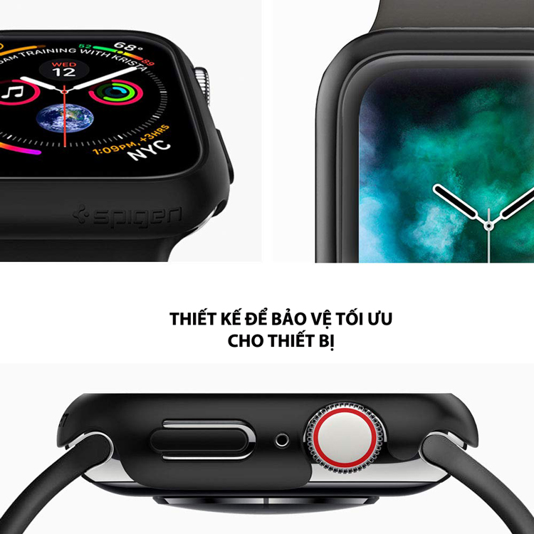 Ốp Apple Watch Series 4 44mm SPIGEN Thin Fit