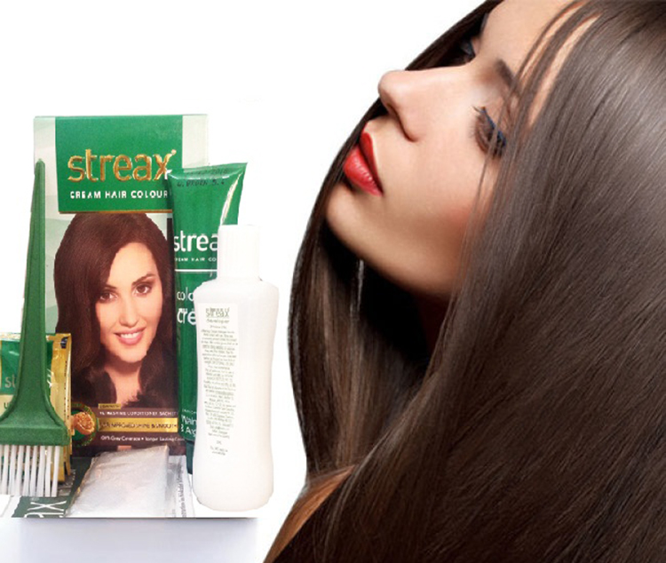 Streax Nhuộm Tóc Chiết Xuất từ Quả Óc Chó Cao Cấp 